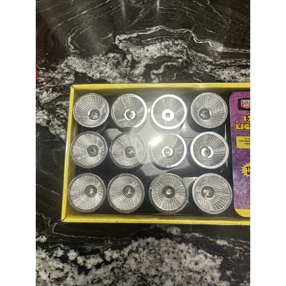 12 LED Strobe Light String Lightning Effect and Sound Halloween